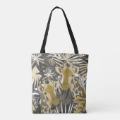 Giraffen im tropischen Wald. Tasche (Rückseite)