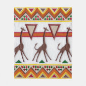 Giraffen in Africa Blanket Fleecedecke (Vorderseite)