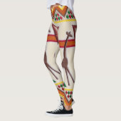 Giraffen in afrikanischen Leggings (Links)