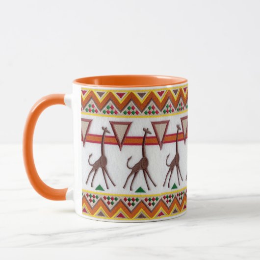 Giraffen in der afrikanischen Tasse (Links)