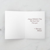 Giraffen in der Liebevalentine-Karte Feiertagskarte (Innenseite)