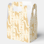 Giraffen in der Savannah in Gelb Geschenkschachtel (Geöffnet)
