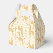 Giraffen in der Savannah in Gelb Geschenkschachtel (Vorderseite)