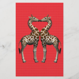 Giraffen in Liebe