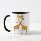 Giraffen in Liebe Tasse (Links)