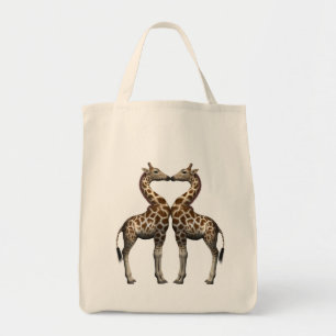 Giraffen in Liebe Tragetasche