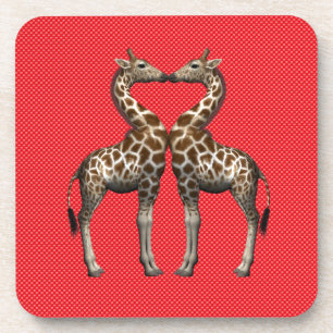 Giraffen in Liebe Untersetzer