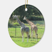 Giraffen Keramik Ornament (Links)