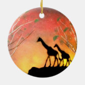 Giraffen Keramikornament (Hinten)