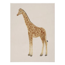 Giraffen-Kinderzimmer-Kunst