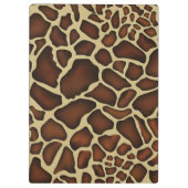 Giraffen Klemmbrett (Rückseite)