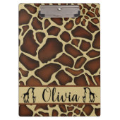 Giraffen Klemmbrett (Vorderseite)