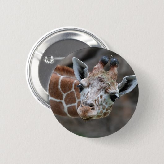 Giraffen-Knopf Button (Vorne & Hinten)