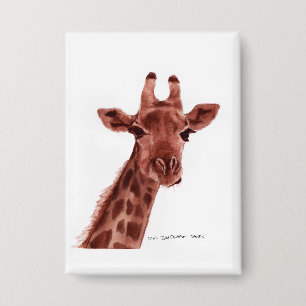 Giraffen-Knopf Button