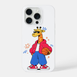Giraffen können springen : Streetwear Hoops iPhone 15 Pro Hülle