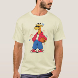 Giraffen können springen : Streetwear Hoops T-Shirt