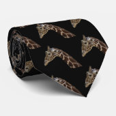 Giraffen-Kopf-Entwurfs-Krawatte Krawatte (Gerollt)