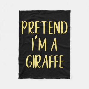 Giraffen-Kostüm Halloween Einfach Lustig Fleecedecke