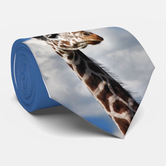 Giraffen-Krawatte Krawatte (Gerollt)