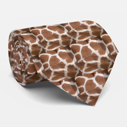 Giraffen-Krawatte Krawatte (Gerollt)