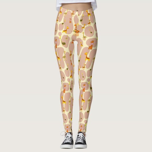Giraffen Leggings (Vorderseite)