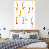 Giraffen Leinwanddruck (Insitu (Schlafzimmer))