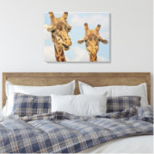 Giraffen Leinwanddruck (Insitu (Schlafzimmer))