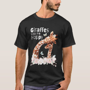 Giraffen machen mich glücklich Giraffe Mama Baby G T-Shirt