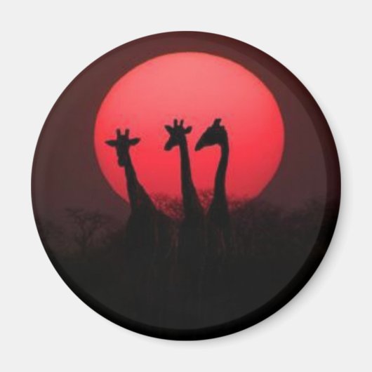 Giraffen Magnet (Vorne)