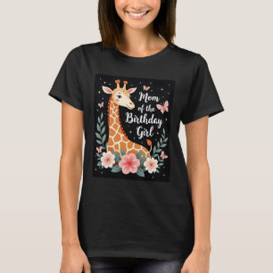 Giraffen-Mama des Geburtstagskindes passende Famil T-Shirt