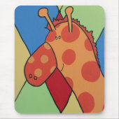 Giraffen-Mausunterlage Mousepad (Vorne)