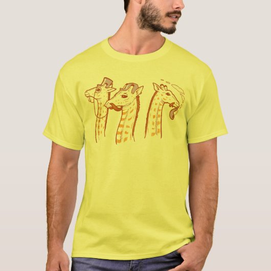Giraffen mit dem Shirt der Männer der (Vorderseite)