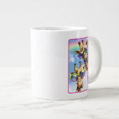 Giraffen mit Sonnenbrille Jumbo-Tasse (Vorderseite Rechts)