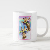 Giraffen mit Sonnenbrille Jumbo-Tasse (Rechts)