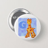 Giraffen-Monogramm G. Button (Vorne & Hinten)
