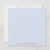 Giraffen-Muster-Babyparty laden mit Brown-Bogen Einladung (Rückseite)