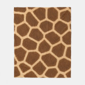 Giraffen-Muster Stylisches gemütliches Wohnzimmer Fleecedecke (Vorderseite)