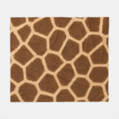 Giraffen-Muster Stylisches gemütliches Wohnzimmer Fleecedecke (Vorderseite (Horizontal))