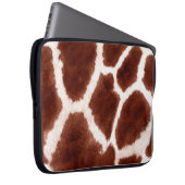 Giraffen-Muster-Tierdruck Laptopschutzhülle (Vorne Rechts)