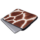 Giraffen-Muster-Tierdruck Laptopschutzhülle (Vorne Knopf)