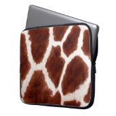 Giraffen-Muster-Tierdruck Laptopschutzhülle (Vorderseite Links)