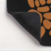 Giraffen-Muster-Trick oder Treat Dschungel Tier Mousepad (Ecke)