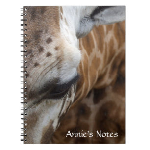 Giraffen-Notizbuch Notizblock