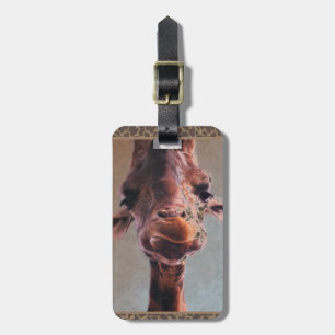 Giraffen-Ölgemälde Gepäckanhänger