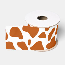 Giraffen Orange Druck Dekoratives Band Ripsband