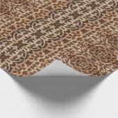 Giraffen-Packpapier Geschenkpapier (Ecke)