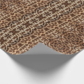Giraffen-Packpapier Geschenkpapier (Ecke)