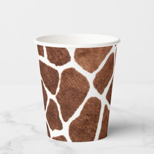 Giraffen Pappbecher (Rückseite)