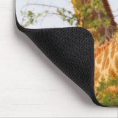 Giraffen Peeking über Vegetation Mousepad (Ecke)