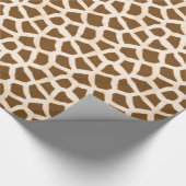 Giraffen-Pelz-Blick-Packpapier Geschenkpapier (Ecke)